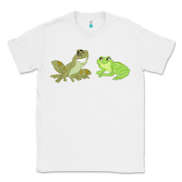 White The Princess and the Frog Tiana and Naveen Art Classic Tee - SnappyArt