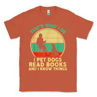 Copper that what i do i pet dogs read books and i know things t shirt Classic Tee - SnappyArt
