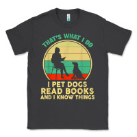 Smoke that what i do i pet dogs read books and i know things t shirt Classic Tee - SnappyArt