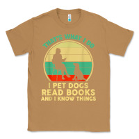 Toasted Coconut that what i do i pet dogs read books and i know things t shirt Classic Tee - SnappyArt