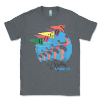 Charcoal Heather the go go's   vacation retro t shirt Classic Tee - SnappyArt