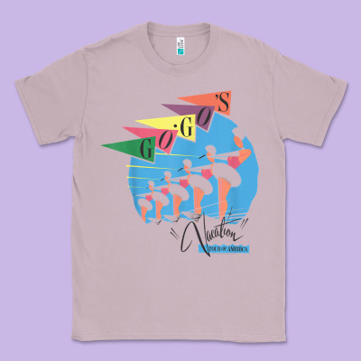 The Go Go's   Vacation Retro T Shirt Classic Tee Designed By Snappyart