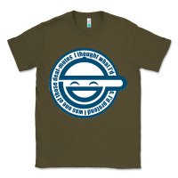 Army Green Laughing Man GHOST IN THE SHELL Classic Classic Tee - SnappyArt