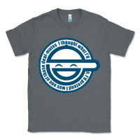Charcoal Heather Laughing Man GHOST IN THE SHELL Classic Classic Tee - SnappyArt