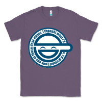 Lavender Laughing Man GHOST IN THE SHELL Classic Classic Tee - SnappyArt