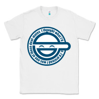 White Laughing Man GHOST IN THE SHELL Classic Classic Tee - SnappyArt