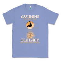 Colony Blue assuming i'm just an old lady was your first mistake witch Classic Tee - SnappyArt