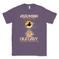 Lavender assuming i'm just an old lady was your first mistake witch Classic Tee - SnappyArt