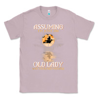 Lilac assuming i'm just an old lady was your first mistake witch Classic Tee - SnappyArt