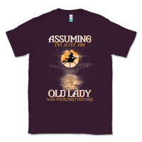 Plum assuming i'm just an old lady was your first mistake witch Classic Tee - SnappyArt