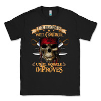 Black pirate the beatings will continue until morale improves Classic Tee - SnappyArt