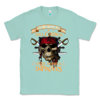 Seafoam pirate the beatings will continue until morale improves Classic Tee - SnappyArt
