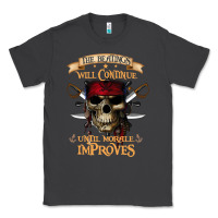 Smoke pirate the beatings will continue until morale improves Classic Tee - SnappyArt