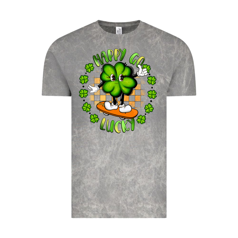 Happy Go Lucky Vintage Tee by Artiststas | Teevron