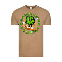 Vintage Coffee happy go lucky Vintage Tee - Artiststas