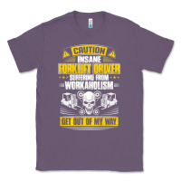 Lavender forklift operator get out of my way forklift driver t shirt Classic Tee - SnappyArt