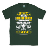 Sports Green forklift operator get out of my way forklift driver t shirt Classic Tee - SnappyArt