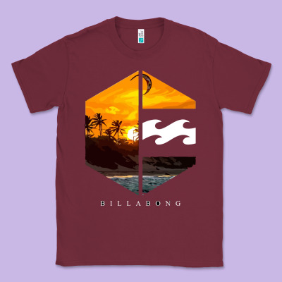 Billabong Classic Tee Designed By Snappyart
