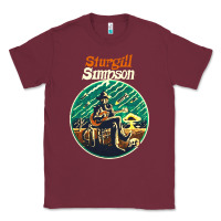 Burgundy sturgill simpson retro Classic Tee - SnappyArt