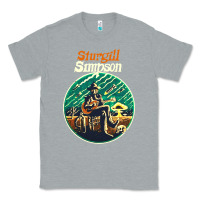 Heather Grey sturgill simpson retro Classic Tee - SnappyArt