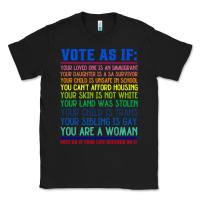 Black Vote As If Your Life Depends On It Human Rights Classic Tee - SnappyArt