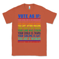 Copper Vote As If Your Life Depends On It Human Rights Classic Tee - SnappyArt