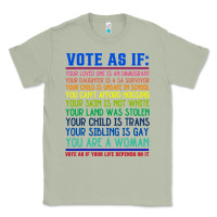 Matcha Vote As If Your Life Depends On It Human Rights Classic Tee - SnappyArt