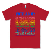 Red Vote As If Your Life Depends On It Human Rights Classic Tee - SnappyArt