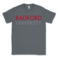 Charcoal Heather The radford university Classic Tee - SnappyArt