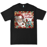 Black merry christmas y'all Premium Tee - CowhideDigitalArt
