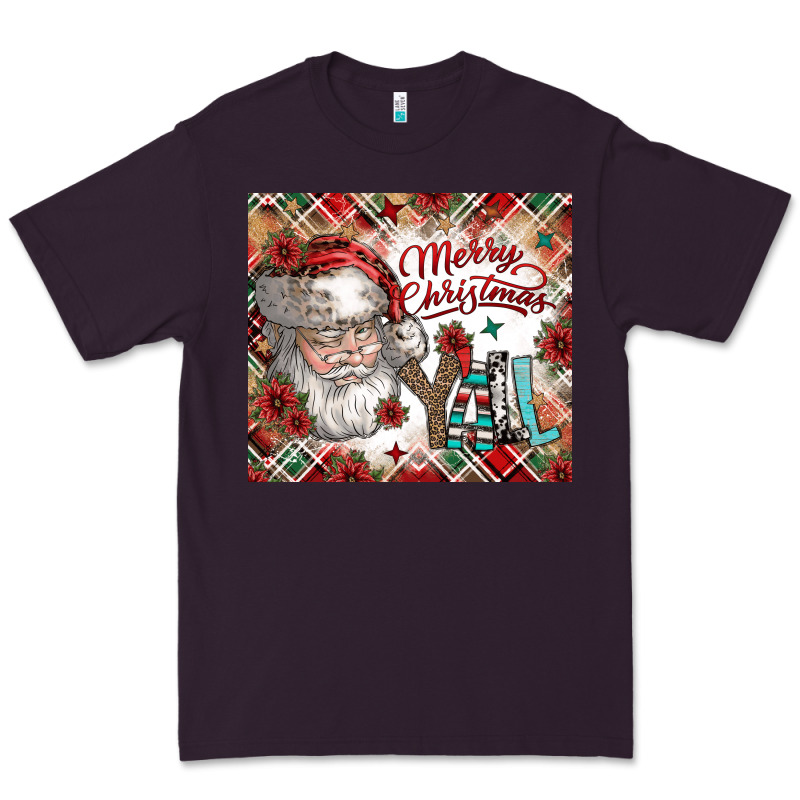 Merry Christmas Y'all Premium Tee by CowhideDigitalArt | Teevron