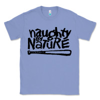 Colony Blue naughty by nature Classic Tee - SnappyArt