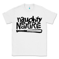 White naughty by nature Classic Tee - SnappyArt