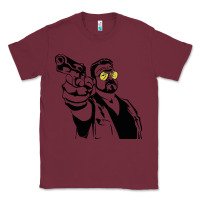 Burgundy big lebowski Classic Tee - SnappyArt