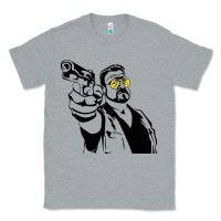 Heather Grey big lebowski Classic Tee - SnappyArt