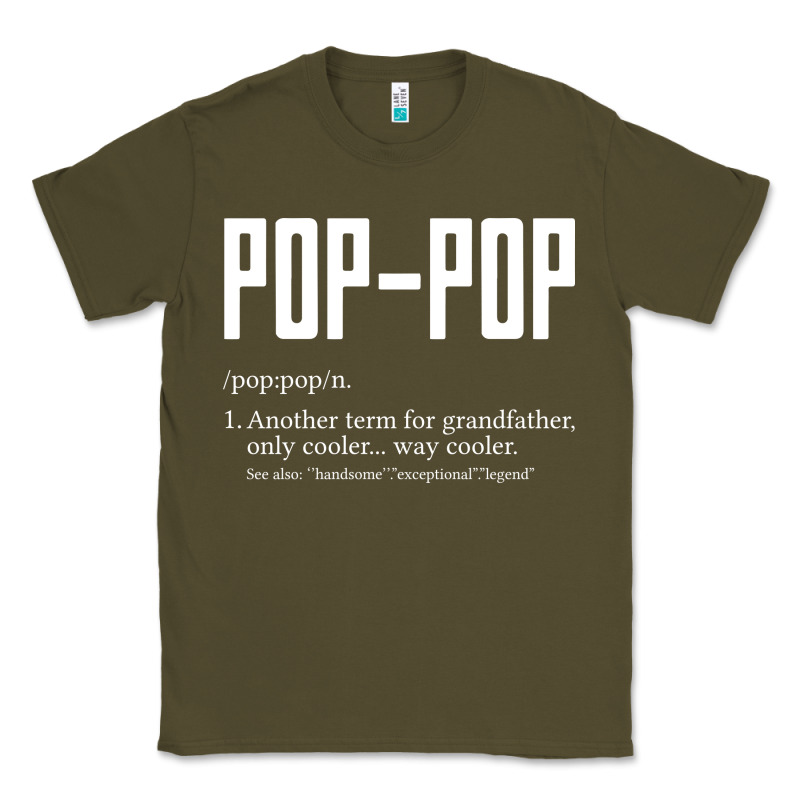 Pop Pop Gifts Grandpa Fathers Day Pop-pop Classic Tee by SnappyArt | Teevron