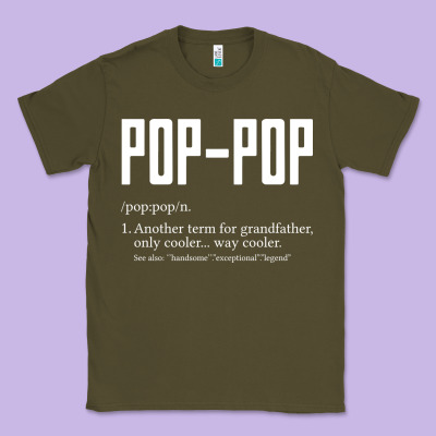 Pop Pop Gifts Grandpa Fathers Day Pop-pop Classic Tee Designed By Snappyart
