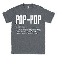 Charcoal Heather Pop Pop Gifts Grandpa Fathers Day Pop-Pop Classic Tee - SnappyArt