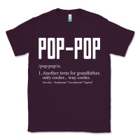 Plum Pop Pop Gifts Grandpa Fathers Day Pop-Pop Classic Tee - SnappyArt