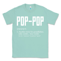 Seafoam Pop Pop Gifts Grandpa Fathers Day Pop-Pop Classic Tee - SnappyArt