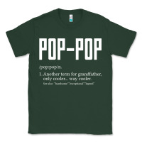 Sports Green Pop Pop Gifts Grandpa Fathers Day Pop-Pop Classic Tee - SnappyArt