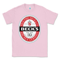 Bubblegum Pink Beck’s-Dark Classic Tee - SnappyArt