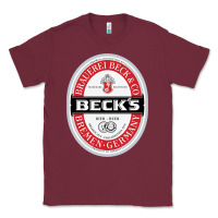 Burgundy Beck’s-Dark Classic Tee - SnappyArt
