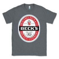 Charcoal Heather Beck’s-Dark Classic Tee - SnappyArt