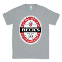 Heather Grey Beck’s-Dark Classic Tee - SnappyArt