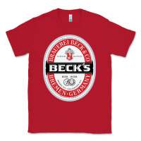 Red Beck’s-Dark Classic Tee - SnappyArt