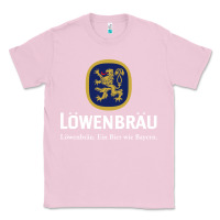 Bubblegum Pink lowenbrau Classic Tee - SnappyArt