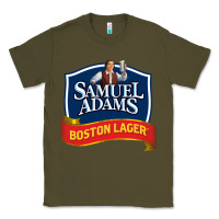 Army Green samuel adams Classic Tee - SnappyArt