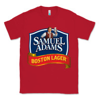 Red samuel adams Classic Tee - SnappyArt