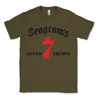 Army Green Seagrams 7 Bk 1.png Classic Tee - SnappyArt